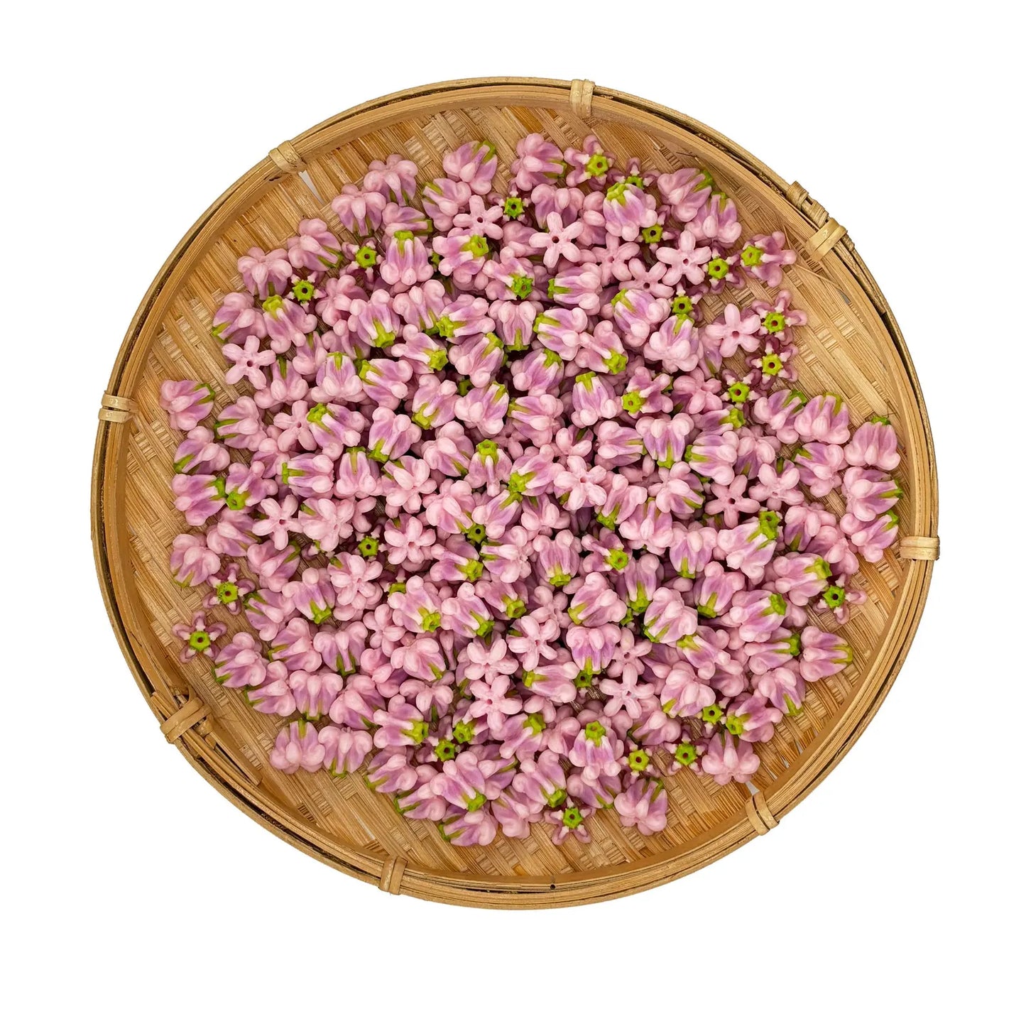 Clay Crown Flower – Pink & White