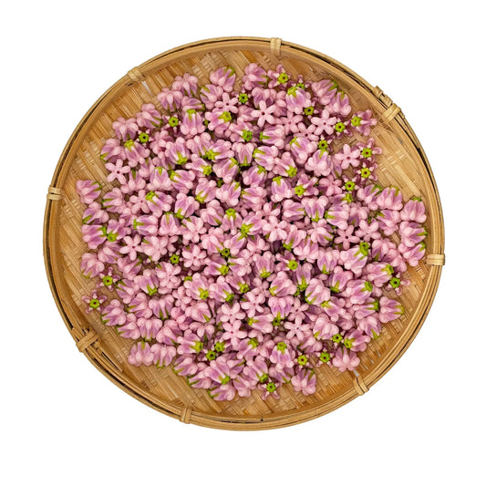 Clay Crown Flower – Pink & White