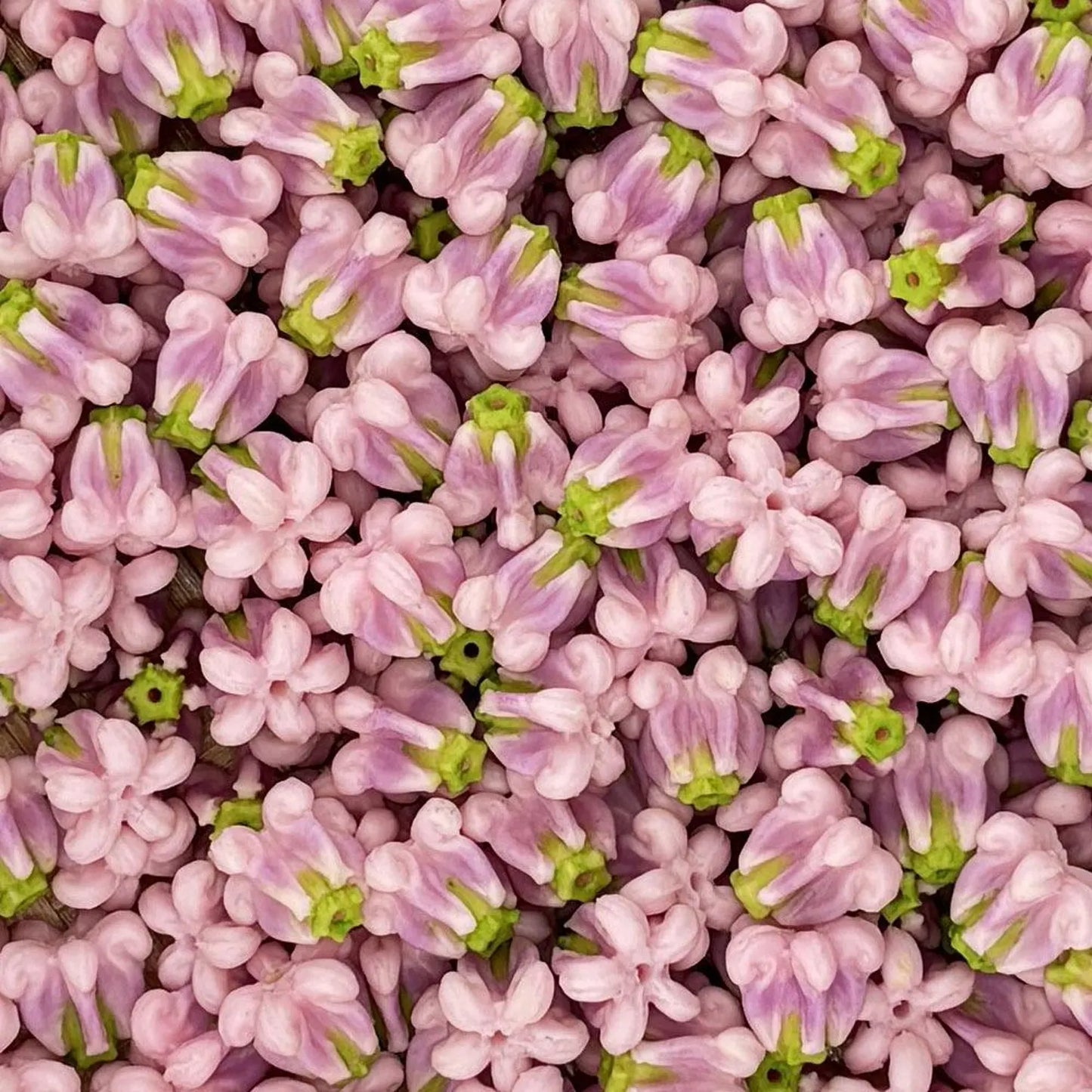 Clay Crown Flower – Pink & White
