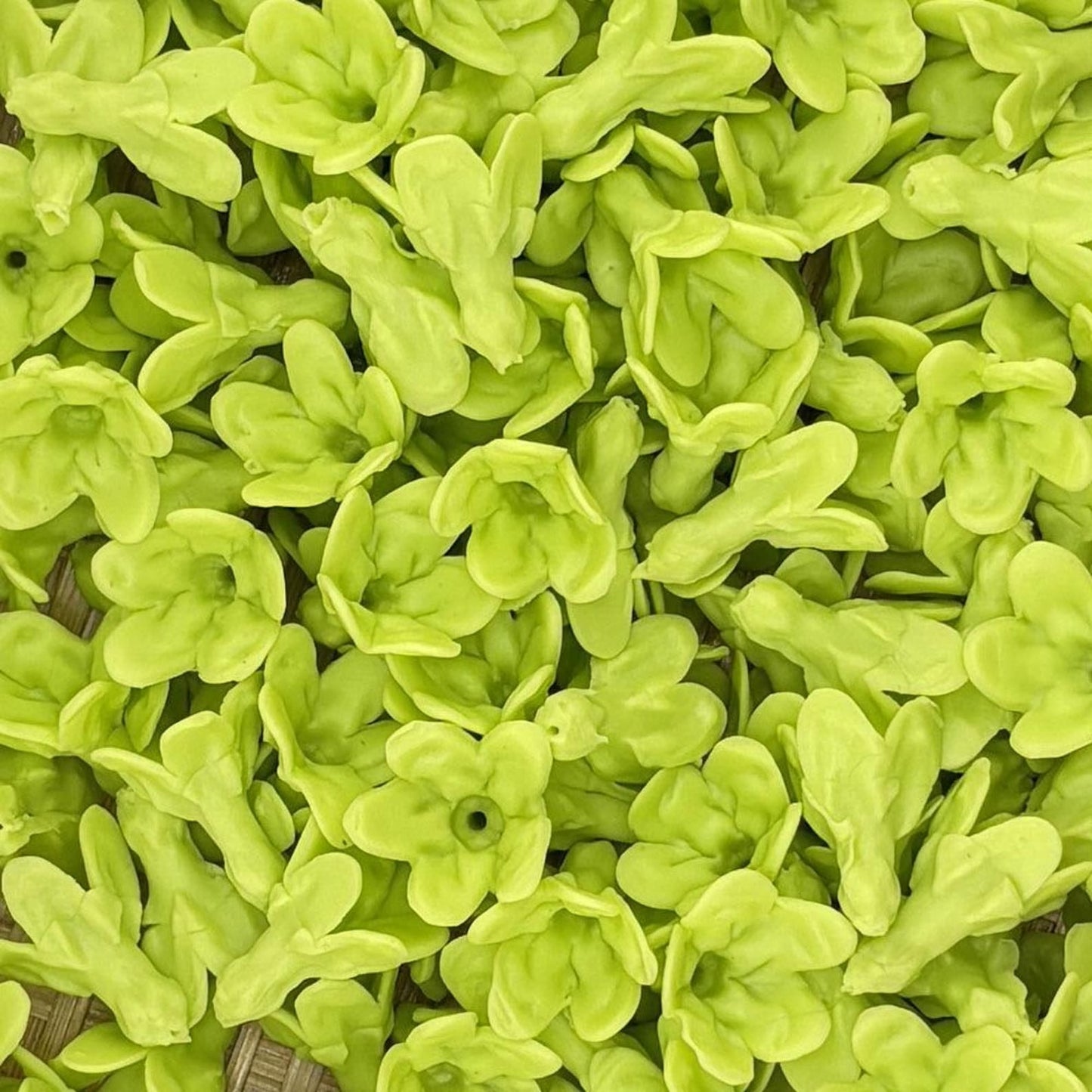 Clay Pakalana Flower – Dark Green