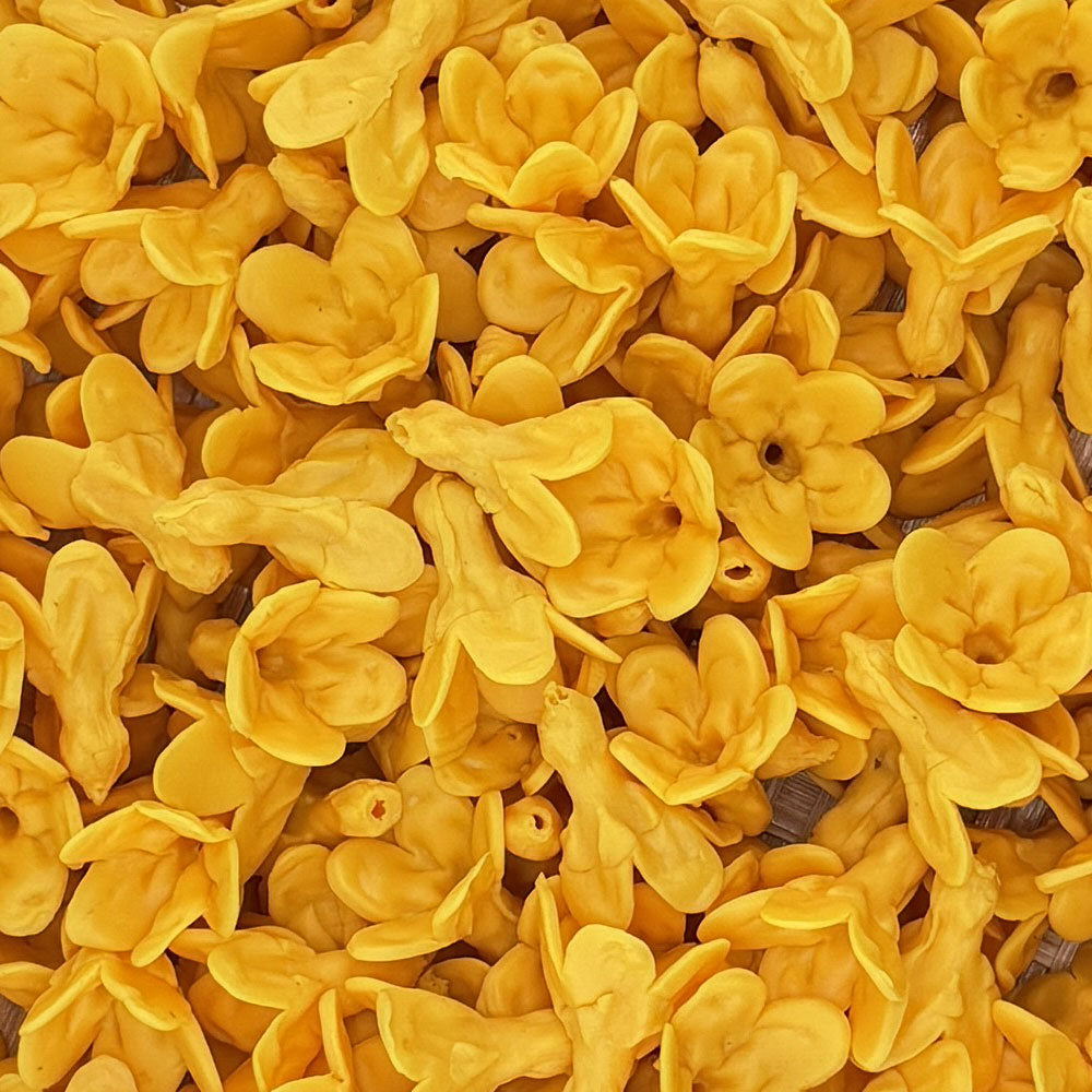 Clay Pakalana Flower – Yellow