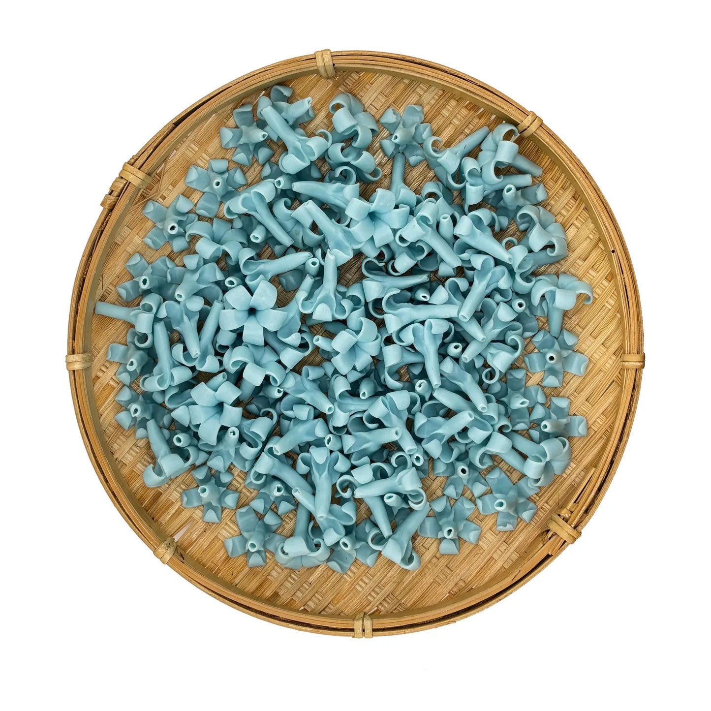Clay Puakenikeni Flower - Blue